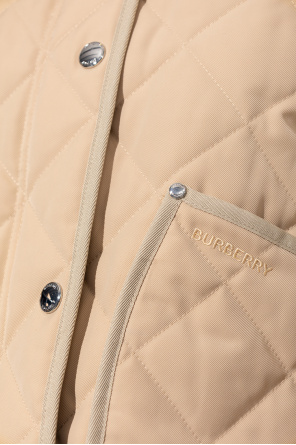 Burberry Trenchcoat mit Check Nude - SchaferandweinerShops